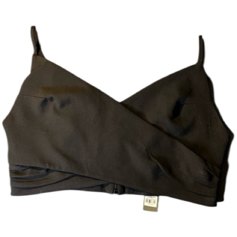 Revamped | Black Wrap Goth Bralette | Size XL